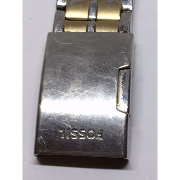 Authentic Fossil Watch Band Bracelet Links Case Use For Parts Used 20mm V789 - Picture 4 of 9